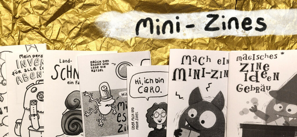 Mini-Zines Anleitung und gratis Zine - caromite.net
